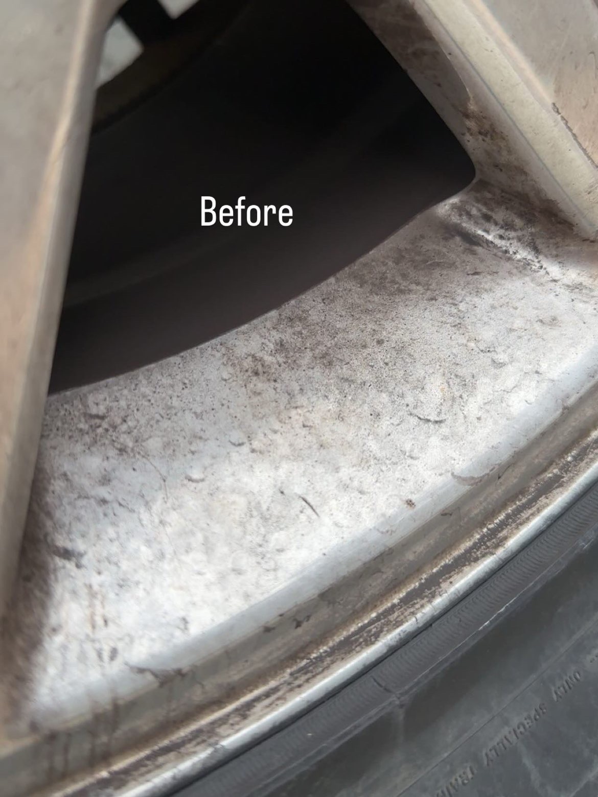 Wheel restoration before